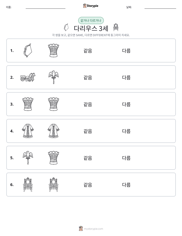 같은 것 또는 다른 것