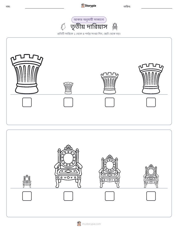 আকারের ক্রম