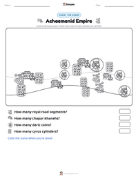 Achaemenid Empire printable worksheet preview