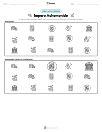 Anteprima della scheda stampabile di Impero Achemenide