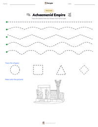 Achaemenid Empire printable worksheet preview