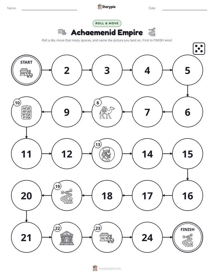 Roll & Move Game