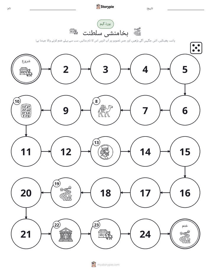 رول اور منتقل کریں کھیل