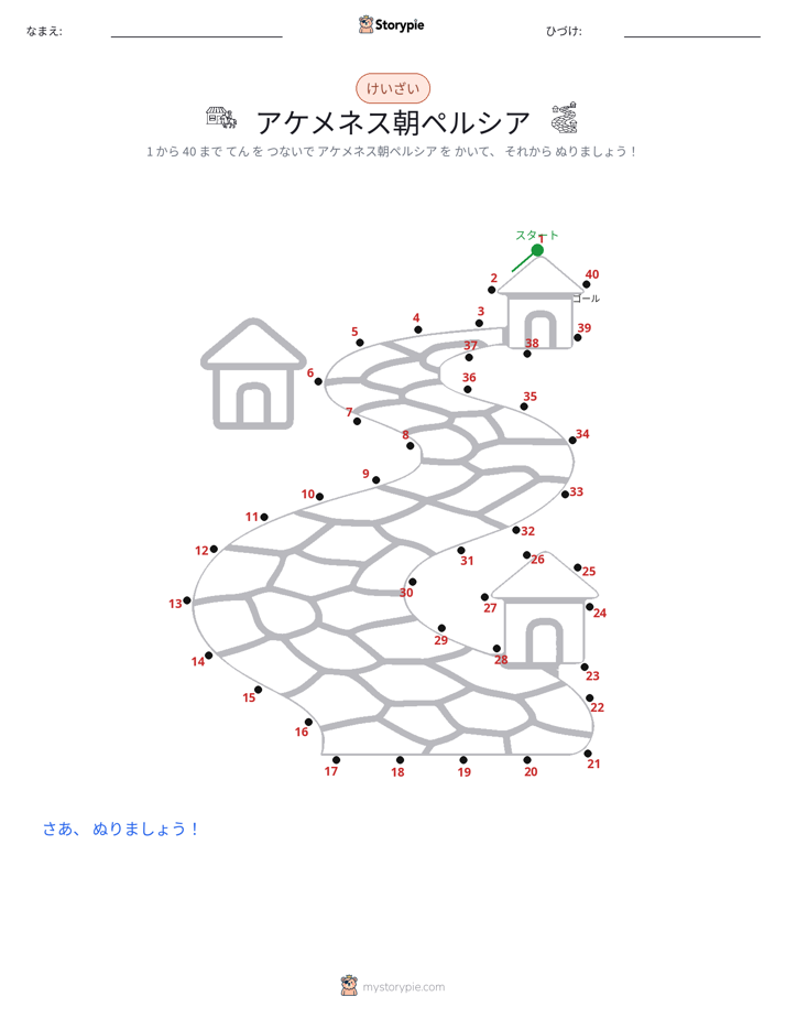 点つなぎ