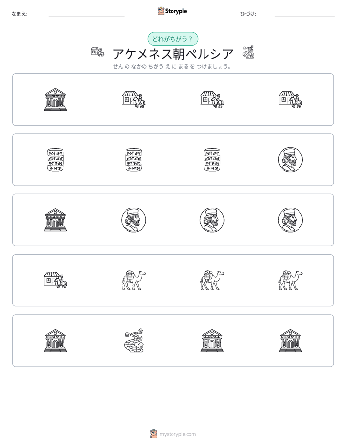 異なるものを見つけよう