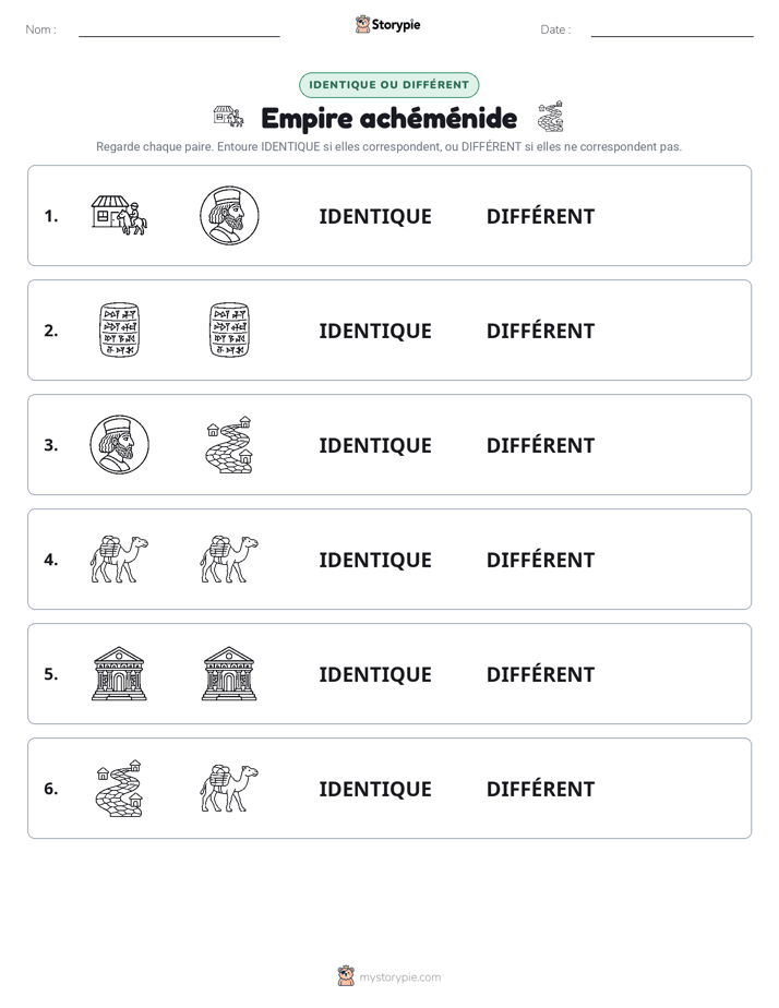 Identique ou Différent