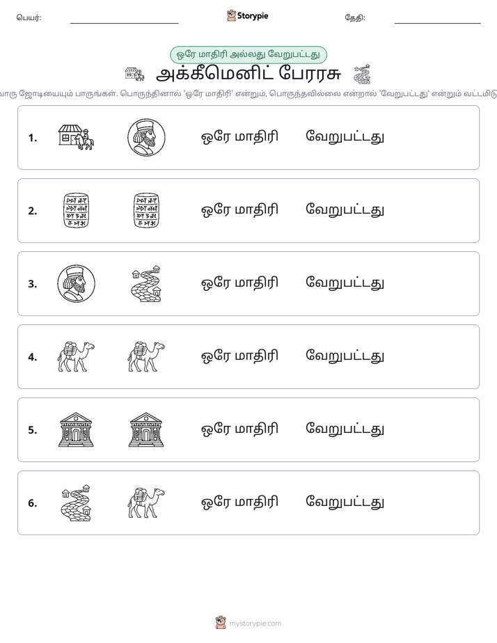 அதே அல்லது மாறுபட்டது
