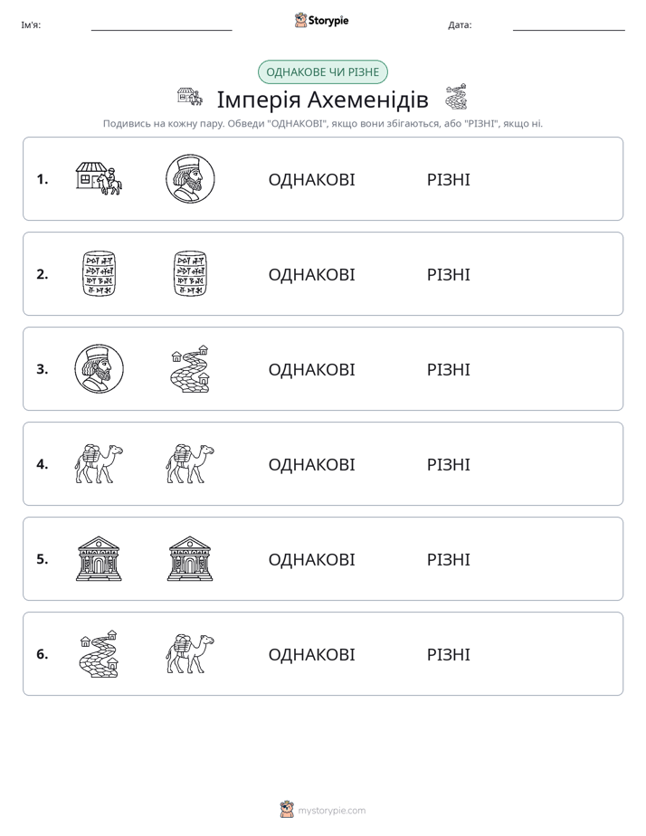 Однакові чи різні