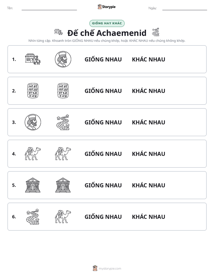 Giống Hay Khác