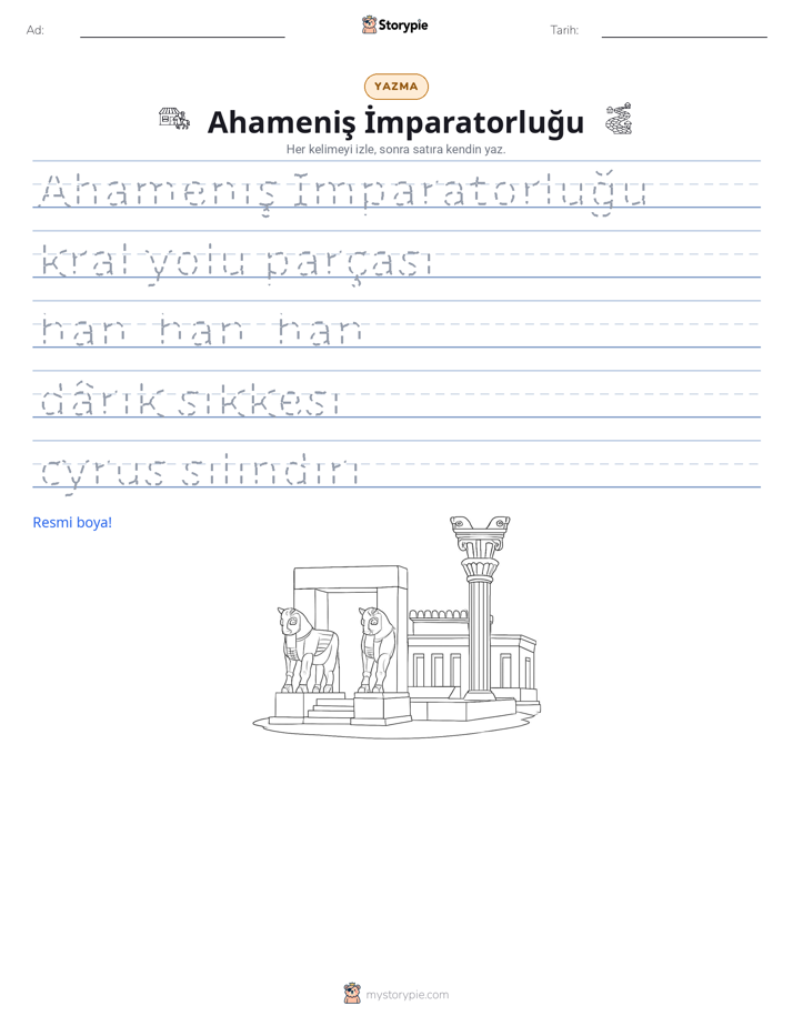 Yazma Pratiği