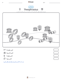 Theophrastus پرنٹ کرنے کے قابل ورکشیٹ کا پیش نظارہ