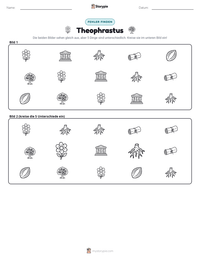 Theophrastus druckbare Arbeitsblatt Vorschau