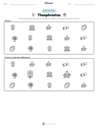 Theophrastus printable worksheet preview