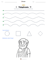Aperçu de la feuille de travail imprimable Théophraste