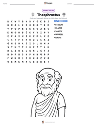 Theophrastus druckbare Arbeitsblatt Vorschau