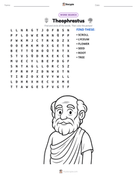 Theophrastus printable worksheet preview