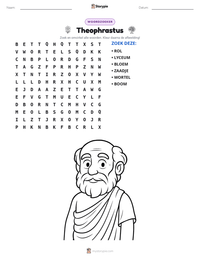 Theophrastus afdrukbare werkblad voorbeeld
