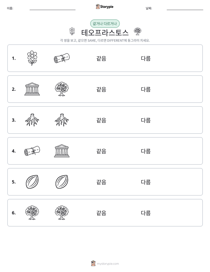 같은 것 또는 다른 것