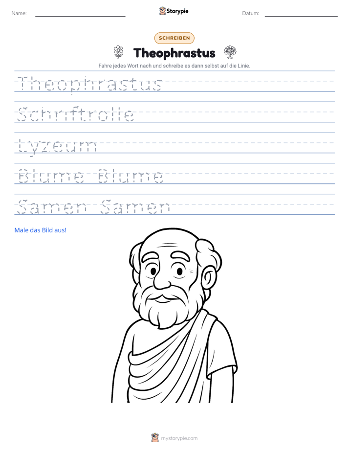 Schreibübung