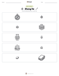 Zheng He printable worksheet preview