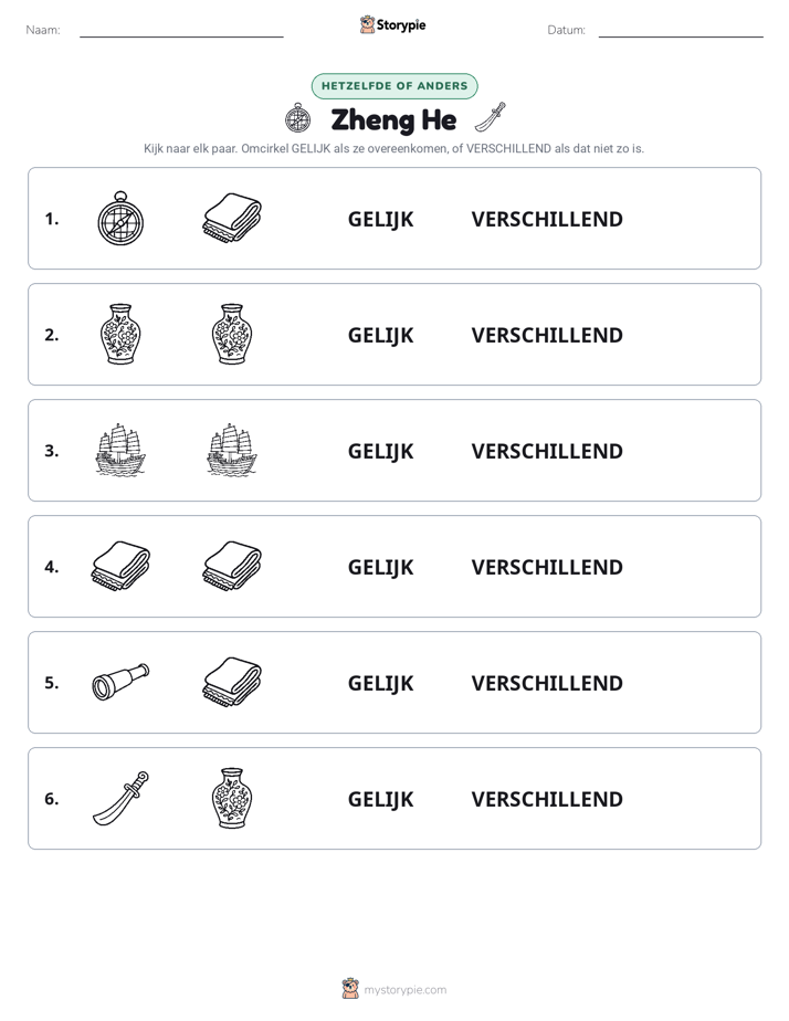 Zelfde of Verschillend