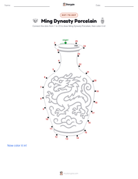 Ming Dynasty Porcelain printable worksheet preview
