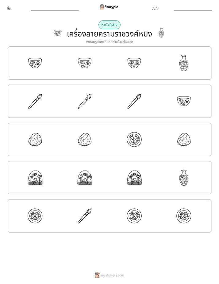 ตัวที่แตกต่าง