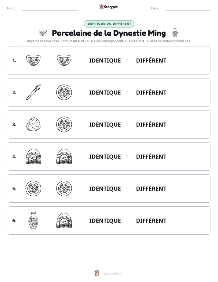 Identique ou Différent