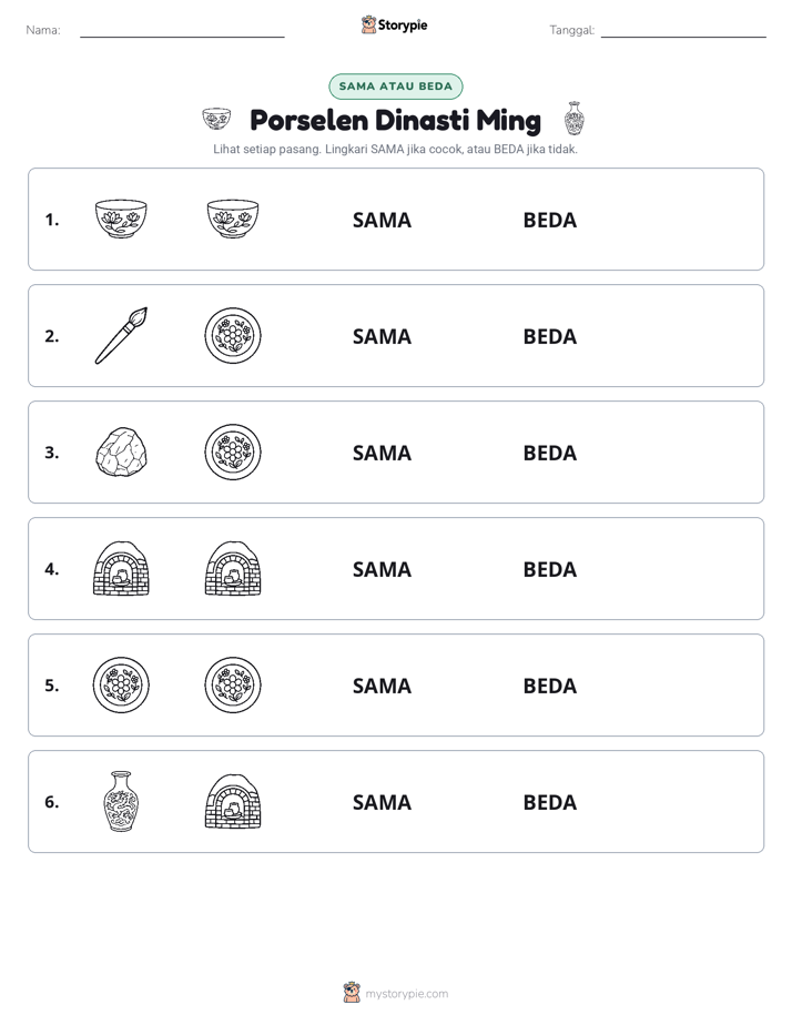 Sama atau Berbeda