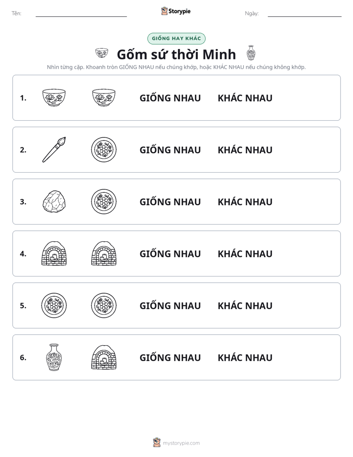 Giống Hay Khác