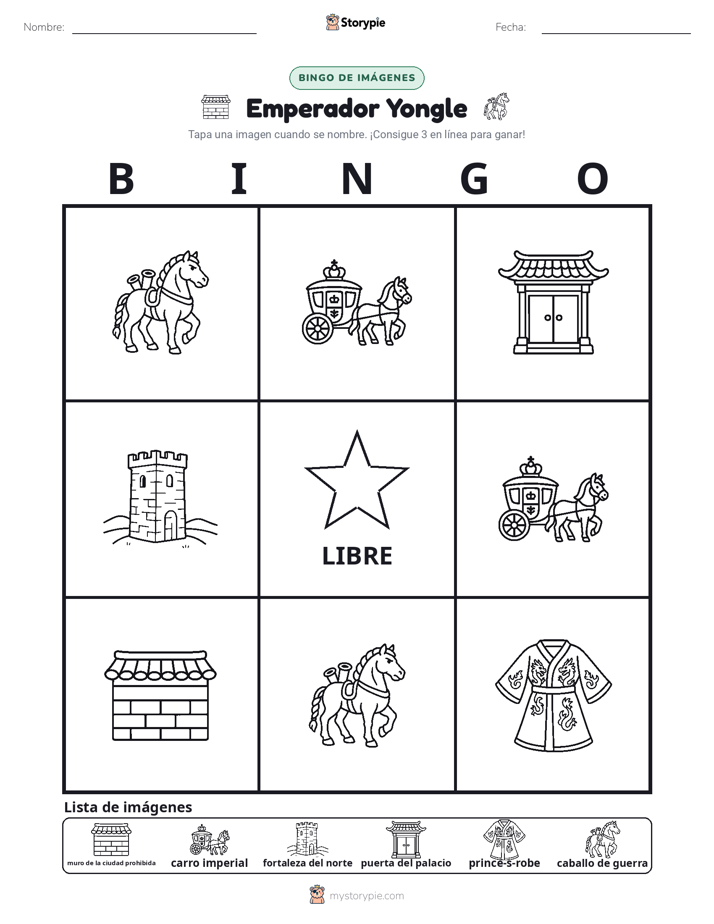 Bingo de Imágenes