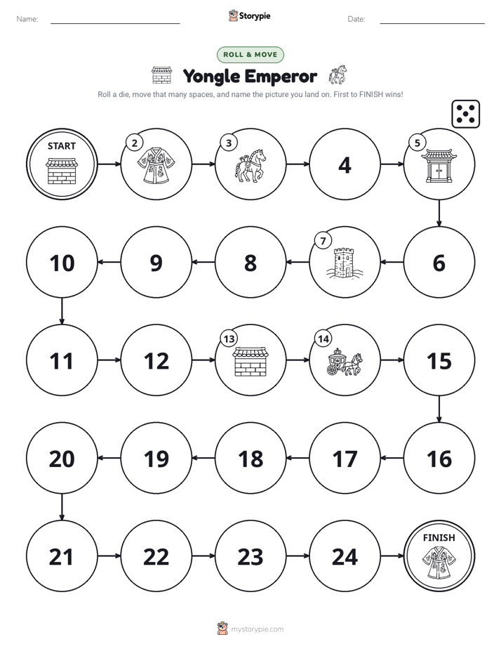 Roll & Move Game