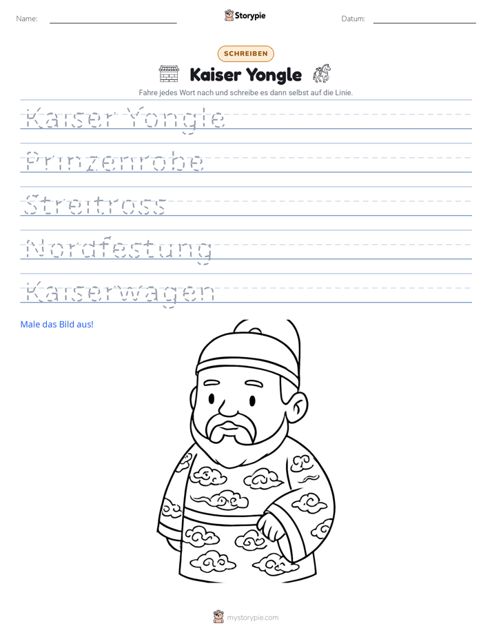 Schreibübung