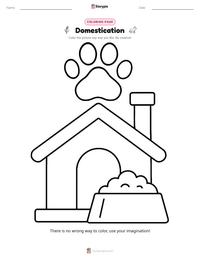 Domestication printable worksheet preview
