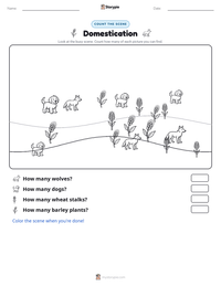 Domestication printable worksheet preview