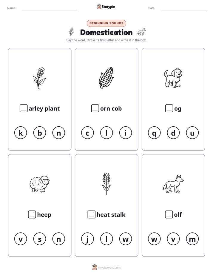 Beginning Sounds