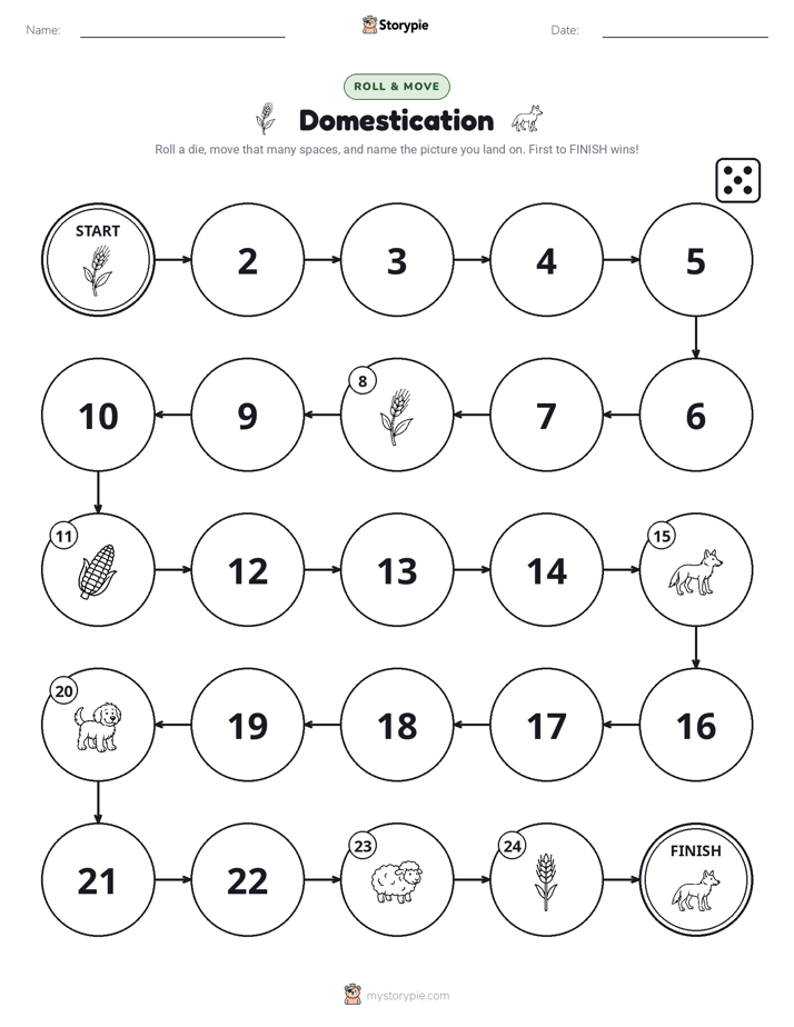 Roll & Move Game