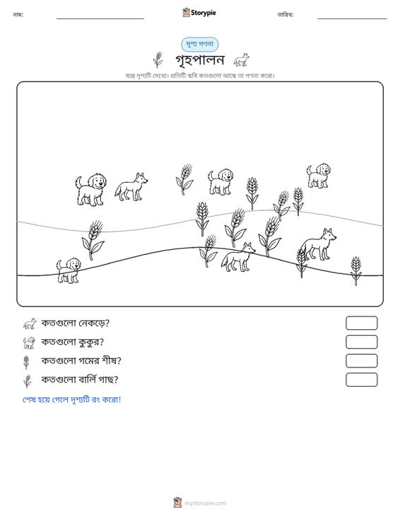 গণনা দৃশ্য