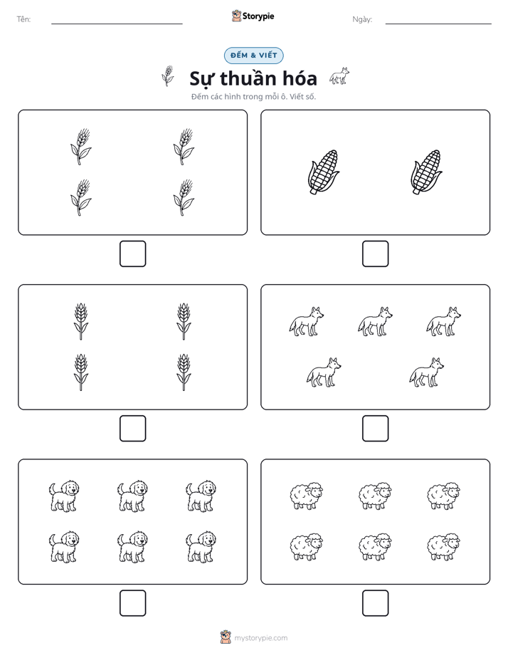 Đếm & Viết