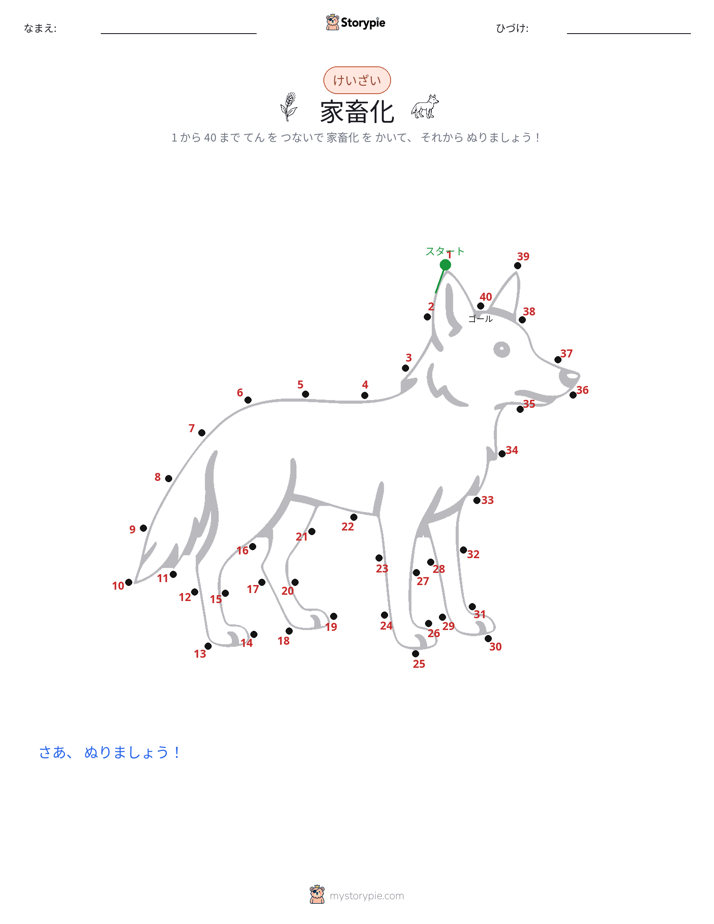 点つなぎ