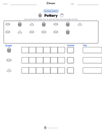 Pottery printable worksheet preview