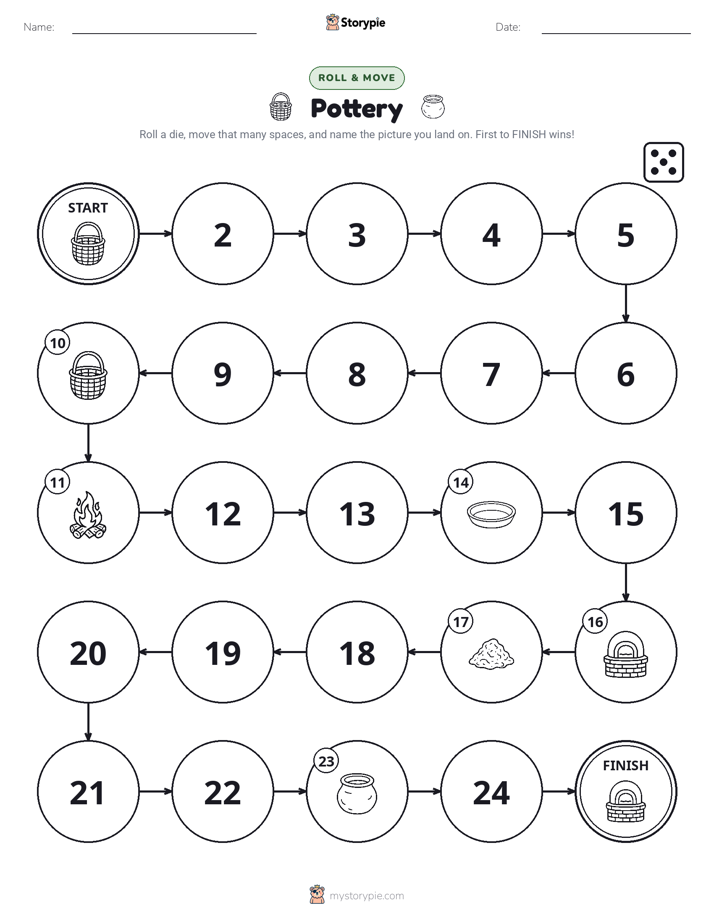 Roll & Move Game
