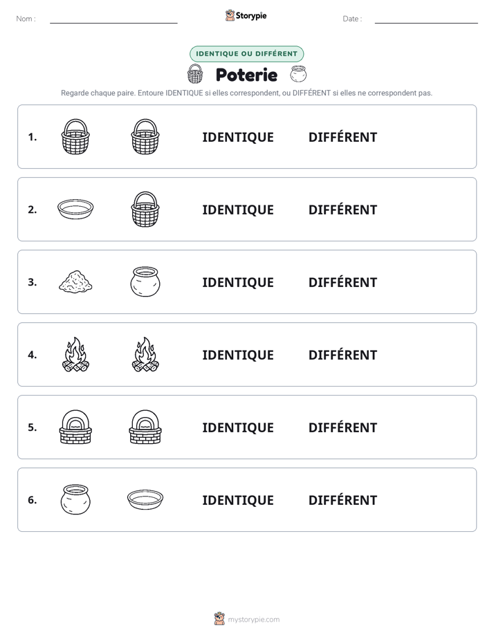 Identique ou Différent