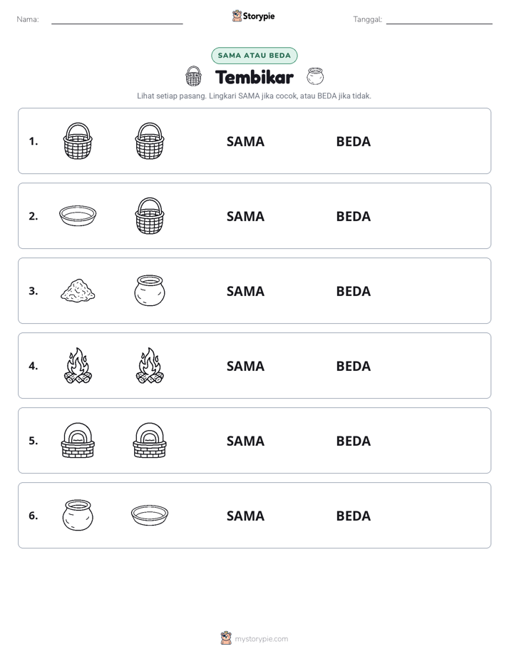 Sama atau Berbeda