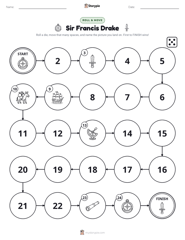Roll & Move Game