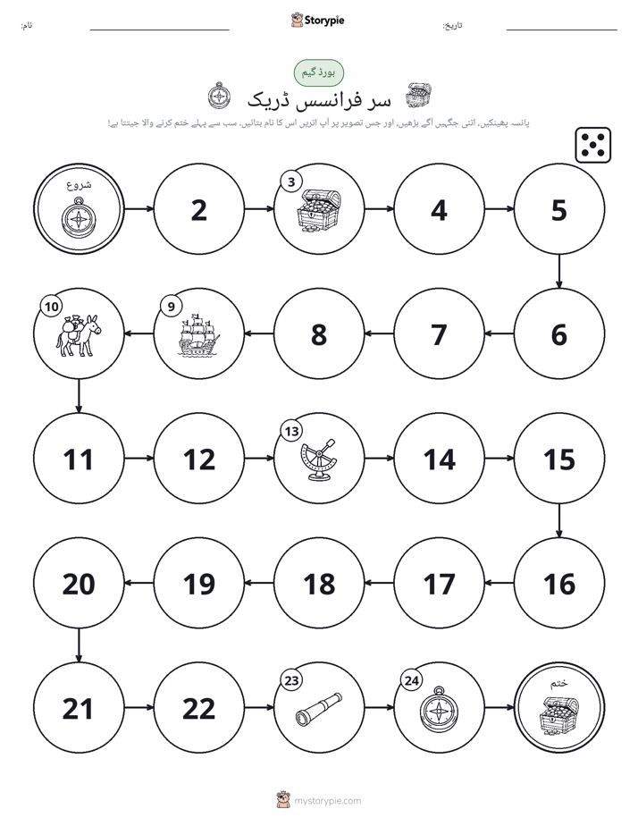 رول اور منتقل کریں کھیل
