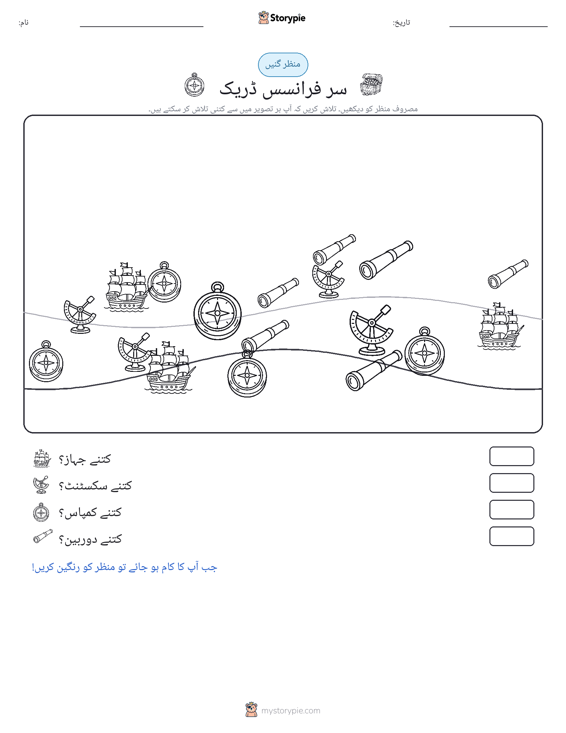 گنتی کا منظر