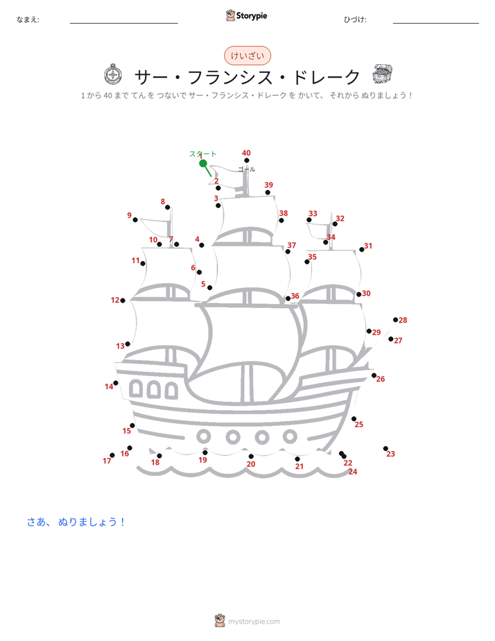 点つなぎ