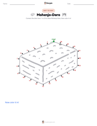 Mohenjo-Daro printable worksheet preview