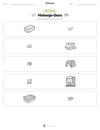 Mohenjo-Daro printable worksheet preview